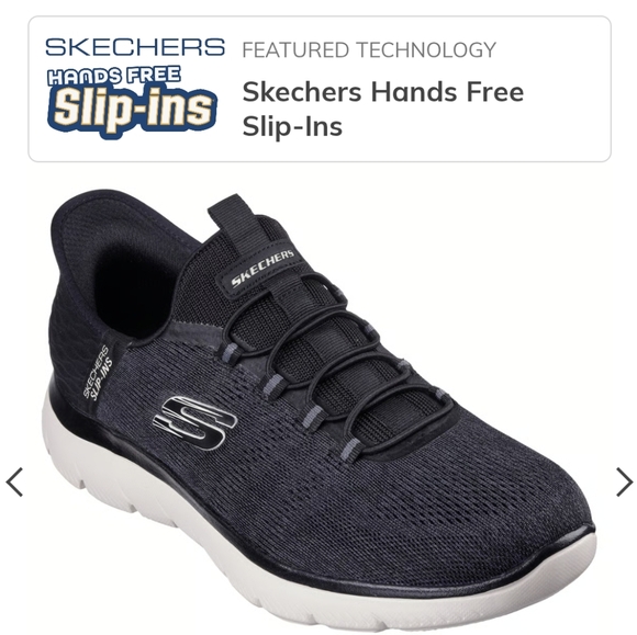 Skechers Air Cooled Memory Foam Slip-Ins – Women’s Size 10 – Black & Gray - Picture 1 of 13